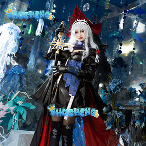 Specter The Unchained Cosplay Anime Game Arknights Costume Born As One Black Formal Dress Halloween Role Play Clothing