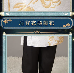 Game Identity V Cosplay White/Black Guard Cosplay Costume Chinese Wu Chang Uniform Party Role Play Clothing for Women Man