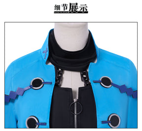 Anime Virgin Punk Cosplay Ubu Kanpi Costume Adult Women Dress Coat Headband Stockings Outfits Halloween Carnival Party Suit
