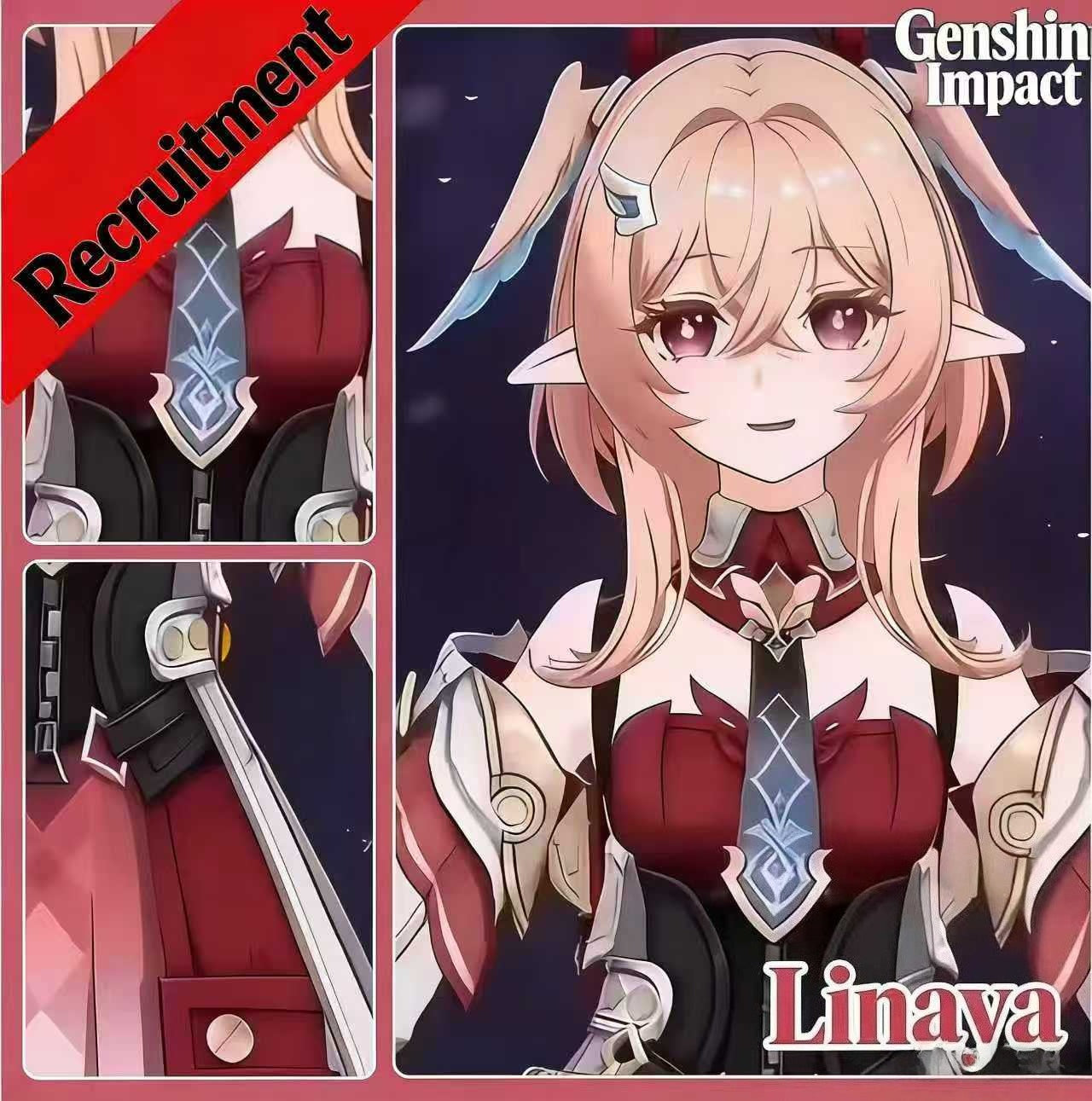 Game Cosplay Series: Genshin Impact 6.5 new character-Linaiya  Cosplay Costume full set Shushengcos