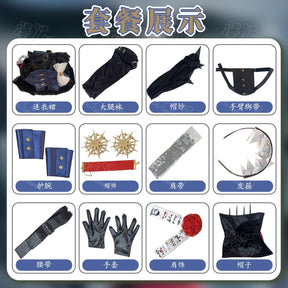 Game Arknights Specter The Unchained Cosplay Costumes Halloween Anime Women Dress Sexy Gorgeous Suit with Hat