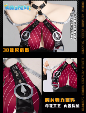Game Cosplay Series: Zenless Zone Zero -Jane Doe （Moonlit Ripples） Cosplay sexy Costume full set shushengcos S-XL