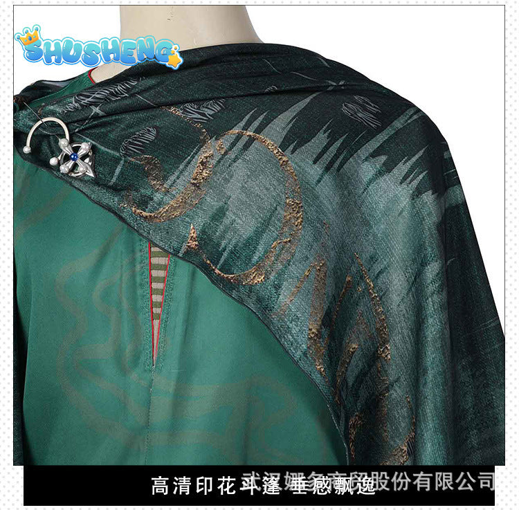 Rings Season 1 Elrond Cosplay Costume Cloak Belt Outfits Halloween Carnival Suit Role Play Clothing For Adult Men