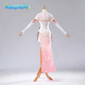 Game Cosplay Series: Azur Lane Laffey Cosplay OC cheongsam sexy Costume Full Set with Rabbit Ears Props Shushengcos