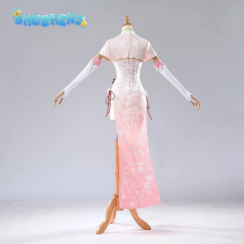 Game Cosplay Series: Azur Lane Laffey Cosplay OC cheongsam sexy Costume Full Set with Rabbit Ears Props Shushengcos