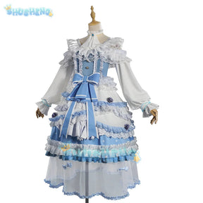 Identity V Emma Woods Gardener Flower Wedding Valentine's Day Elegant Dress Cosplay Costume Halloween Party Outfit