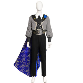 Sephiroth FF14 Game Final Fantasy Cosplay Blue Rose Thorn Night Costume Shoes Accessories props jackets Halloween Party Uniform