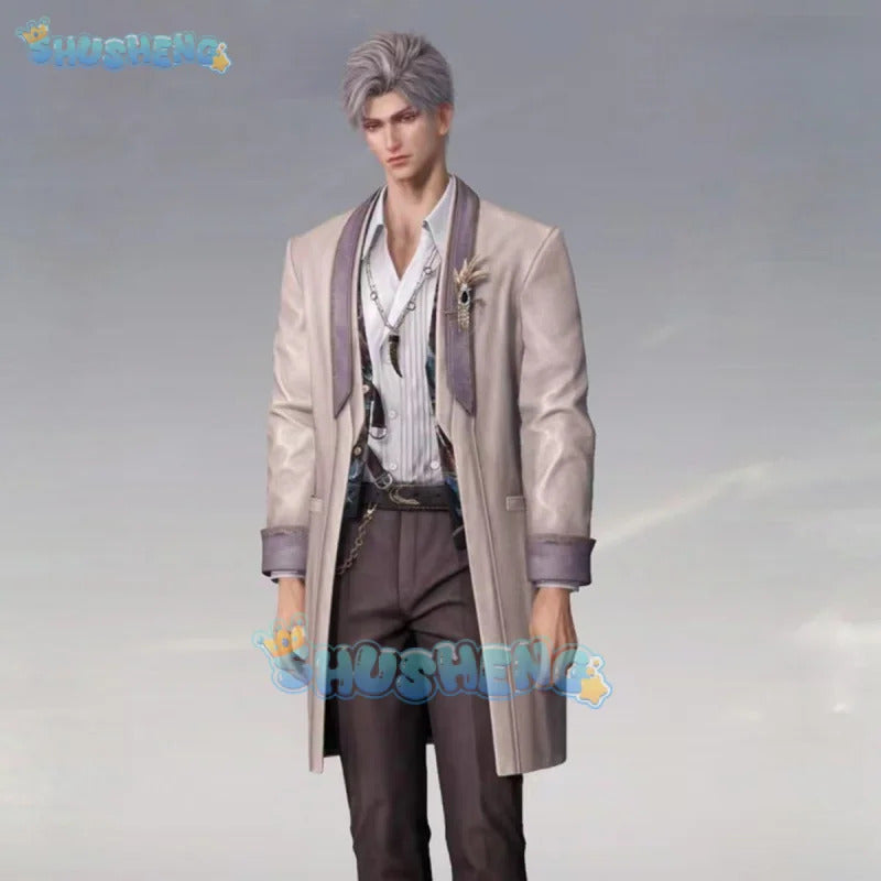 Love and Deepspace Sylus Cosplay Costume Overnight Secret Language Uniform Halloween Carnival Party