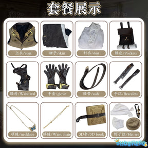 Identity V Melly Plinius Entomologist The Flower Of The Wilderness QiZhen Fashion Game Suit Cosplay Costume Halloween