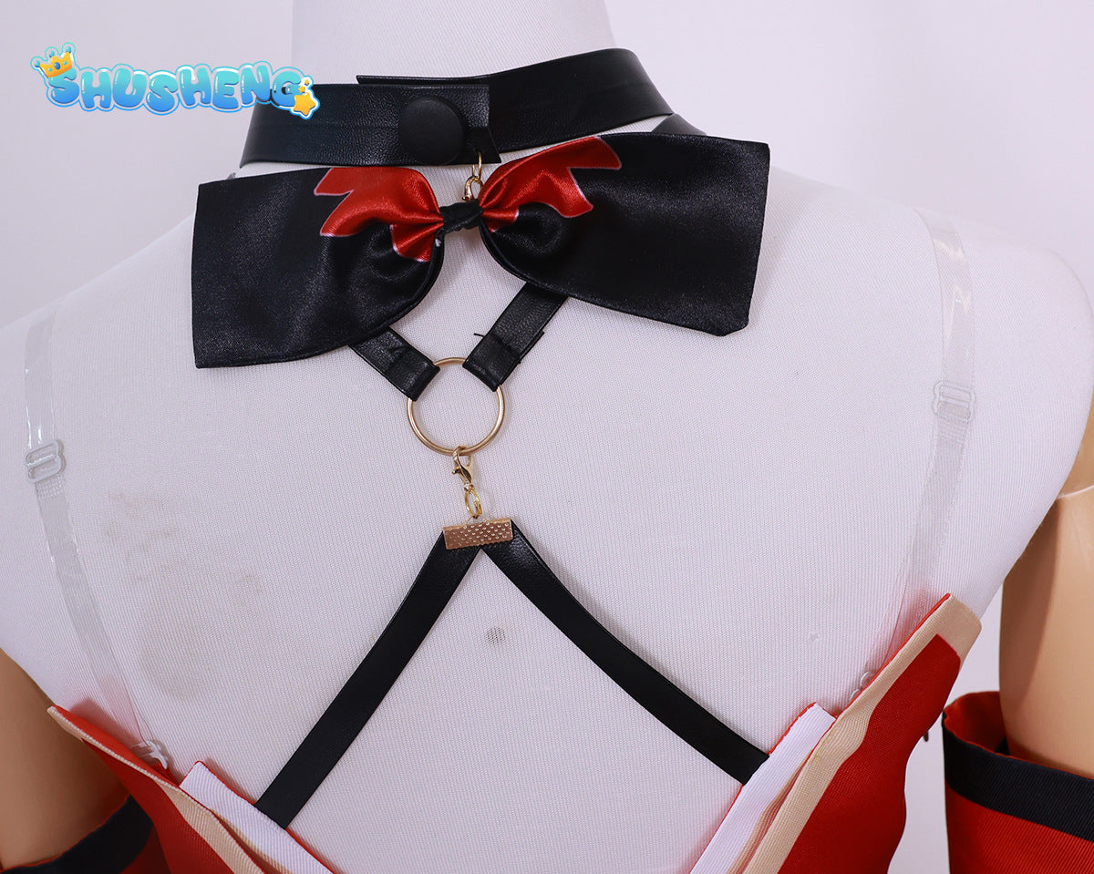 Honkai: Star Rail Sparkle Cosplay Costume Mask Headwear Accessories Gorgeous Sexy Dress Halloween Carnival