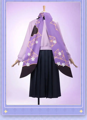 Shusheng-N Game Blue Archive Ōno Tsukuyo Cosplay Costume Top coat shorts shoe skirt Halloween sweet JK uniform Ōno Tsukuyo woman man set