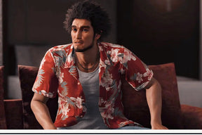 Game Kasuga Ichiban Cosplay Like a Dragon: Infinite Wealth Cosplay costume T-shirt Short-sleeved shirts Prop Party play For Men