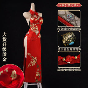 Shusheng-R Re:Life In a Different World From Zero Rem Cosplay Costume New Year's cheongsam  Halloween Party Role Play Outfit Women