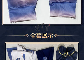 Identity V Andrew Kreiss Grave Keeper Purple Skin Mural Restorer Cosplay Costume Uniform Halloween Carnival Party Role Clothing