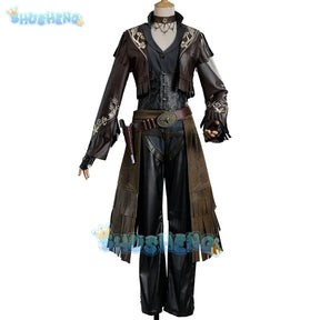 Game Identity V Barmaid Demi Bourbon Cosplay Costume Black Rose Cowgirl Cosplay Suit Halloween Carnival Uniforms Custom Made