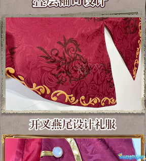 Identity V Norton Campbell Prospector Cosplay Costume Coat shirt shawl vest tie hat props Halloween gorgeous knight uniform set