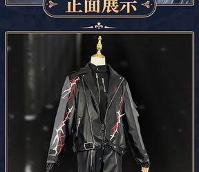 Game Love And Deepspace Leather Sylus Cosplay Costume Cos Qinche Sylus Party Uniform Women Men Hallowen Play Role Clothes
