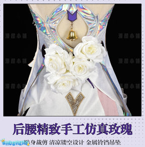 Honkai Impact 3: Elysia Cosplay Costume Herrscher of Human Ego Elysia Jumpsuit Halloween Party Costumes