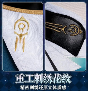 Honkai Star Rail Anaxa Cosplay Costume Uniform Earrings Anaxagoras Grove of Epiphany Amphoreus Halloween Party for Women Men