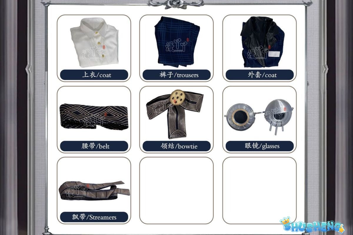 Identity V Cosplay Costumes Survivor Prisoner Luca Balsa Cosplay Halloween Costume Uniform For Women Men