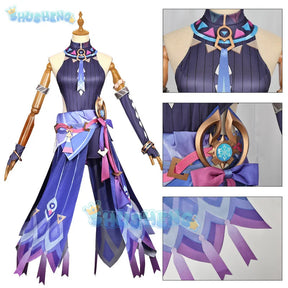 Genshin Impact Citlali Cosplay Uniform Costume Halloween Carnival Party Christmas Play Role Clothes for Women Shusheng