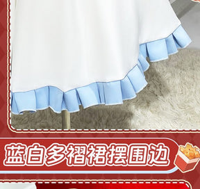 Identity V Grace Naiad Game Suit Sweet Lovely Maid Dress Cosplay Costume Halloween Party Role Play Outfit Women