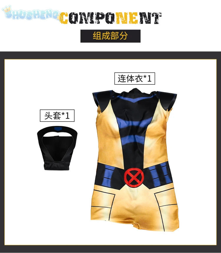 X Men 97 Phoenix Jean Grey Summers Cosplay Suit Superhero Bodysuit Phoenix Suit Spandex Outdo Halloween Suit