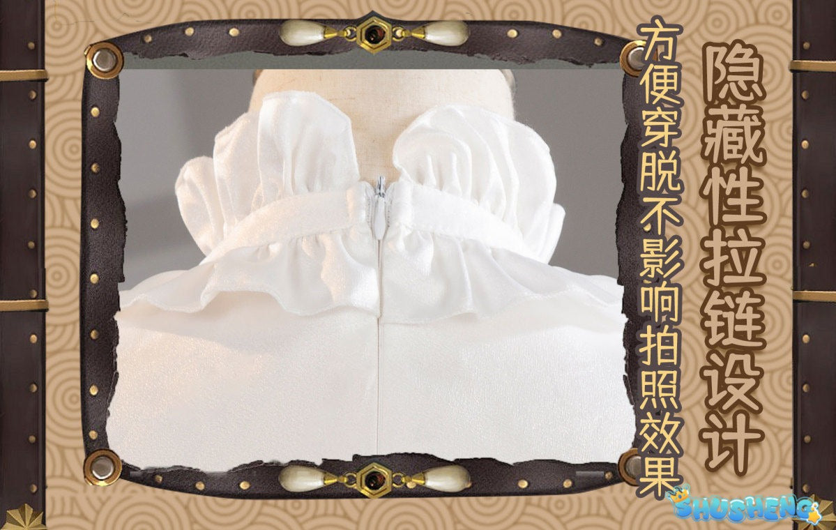 Perfumer Refiner Vera Nair Cosplay Costume Game Identity V Anime Roleplay Suit Halloween Carnival Party Uniform