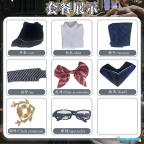 Joseph Desaulniers Photographer Cosplay Game Identity Ⅴ Costume accessories Halloween party fashionable handsome uniform set
