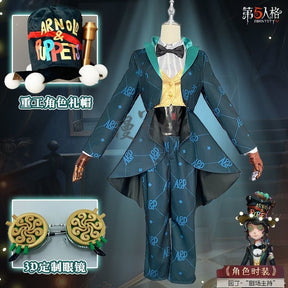 Emma Woods Gardener Cosplay Costume Game Identity Ⅴ Theater Host Halloween Carnival Uniform Anime Clothing Party Suit