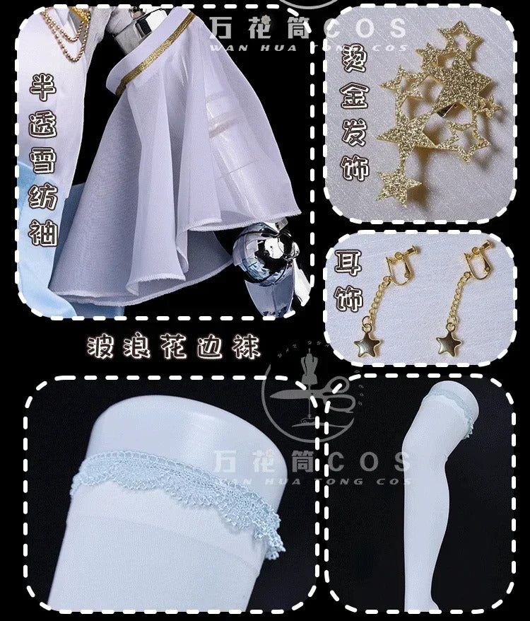 Vladilena·Milize Cosplay Anime 86 -Eightysix- Costume Magical Girl Uniform Dress Halloween Party Role Play Clothing