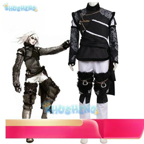 Anime Nier Automata Cosplay 9S Yorha 2B Cosplay Suit Male Women Outfit Wig Disguise Costume Plus Size Fancy Party Black Dress