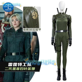 Thunderbolts Black Widow Yelena Cosplay Costume Uniform Halloween Carnival Party Christmas Play Role Clothes Clothing for Women