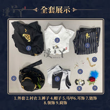 Game Identity V Demi Bourbon Cosplay Costume Barmaid True Proof New Skin Uniforms Costume Suits Black Clothes