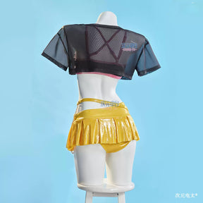 Shusheng-R Anime KPop Demon Hunters Mira Swimsuit Cosplay Costume S-XL