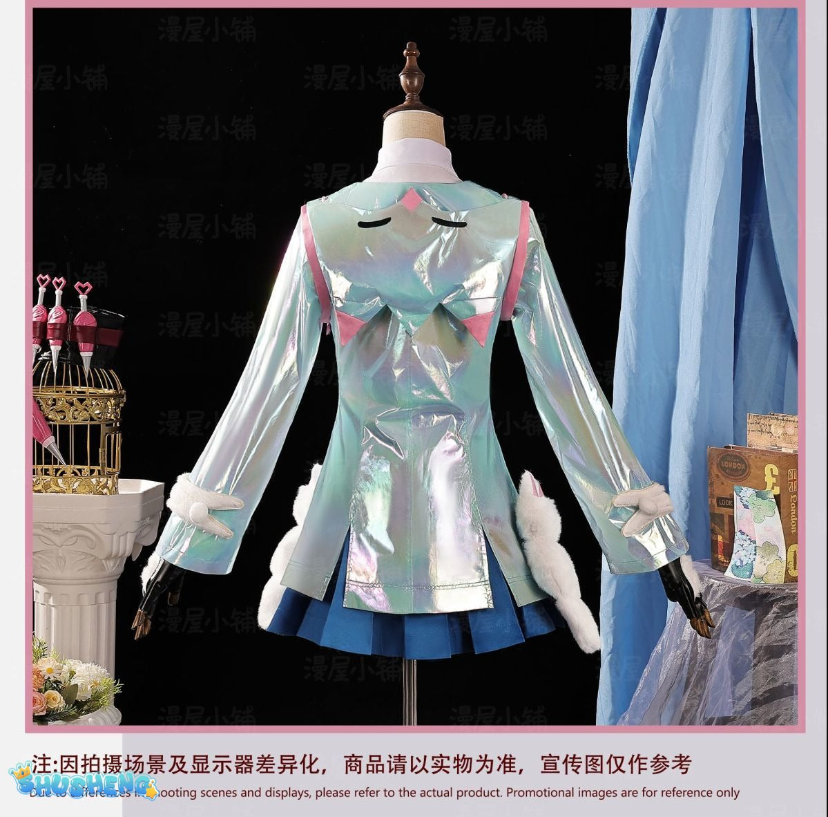 Kiriko Overch 2 Cosplay Costume Dancing Lightly in the Rain Halloween Party Sweet Dress Coat Prop Women Uniform Suit