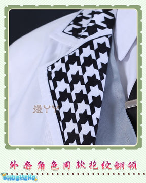 Blue Lock Anime Cosplay Costume Reo Mikage DK School Uniform Embroidery Suit Rose Net Sythetic Fibers
