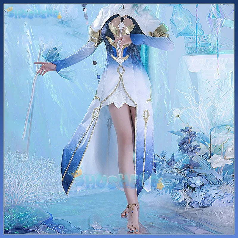 Genshin Impact Furina De Fontaine Cosplay Costume Focalors Cos Game Anime Party Uniform Hallowen Play Role Clothes Clothing