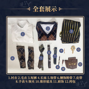 Game Identity V Mechanic Tracy Reznik Cosplay Costume Party Suit Shirt Vest Pants Halloween Uniform Anime Clothes
