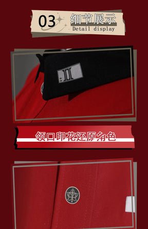 The Hundred Line -Last Defense Academy- Tsukumo Ima Cosplay Costume Shirt pants jacket belt set Halloween new men women uniform