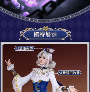 Cheerleader Cosplay Costume Game Identity Ⅴ E-Sports Surge Uniform Halloween Carnival Party Christmas Play Role Clothes Clothing