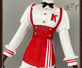 Game Identity V Vera Nair Miss K Cosplay Costume Lace Lolita Dress Women's Dress Anime Perfumer Role-play Wig Shoe Prop Suits