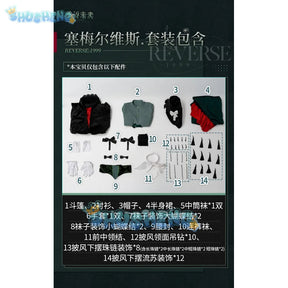 Shusheng Reverse:1999 Semmelweis Women Gown Cosplay Costume Cos Game Anime Party Uniform Hallowen Play Role Clothes Clothing