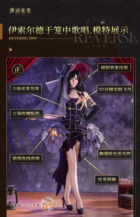 Reverse:1999 Isolde Vereinsamt Cosplay Costume Uniform Halloween Carnival Party Christmas Play Role Clothes Clothing for Women