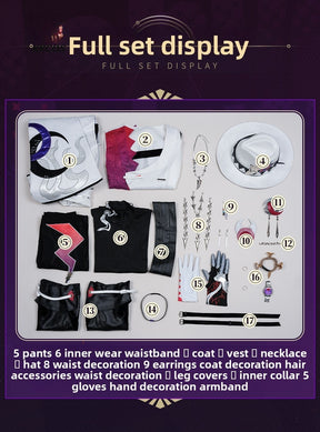 New character Game Cosplay Series:  Honkai: Star Rail -Don Quixote（Galaxy Rangers）The Hunt Cosplay Costume full set Shushengcos S-XXXL