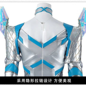 White Queen Emma Grace Frost Rivals cosplay costume High quality women fantasy jumpsuit shoes props shoulder armor Halloween set