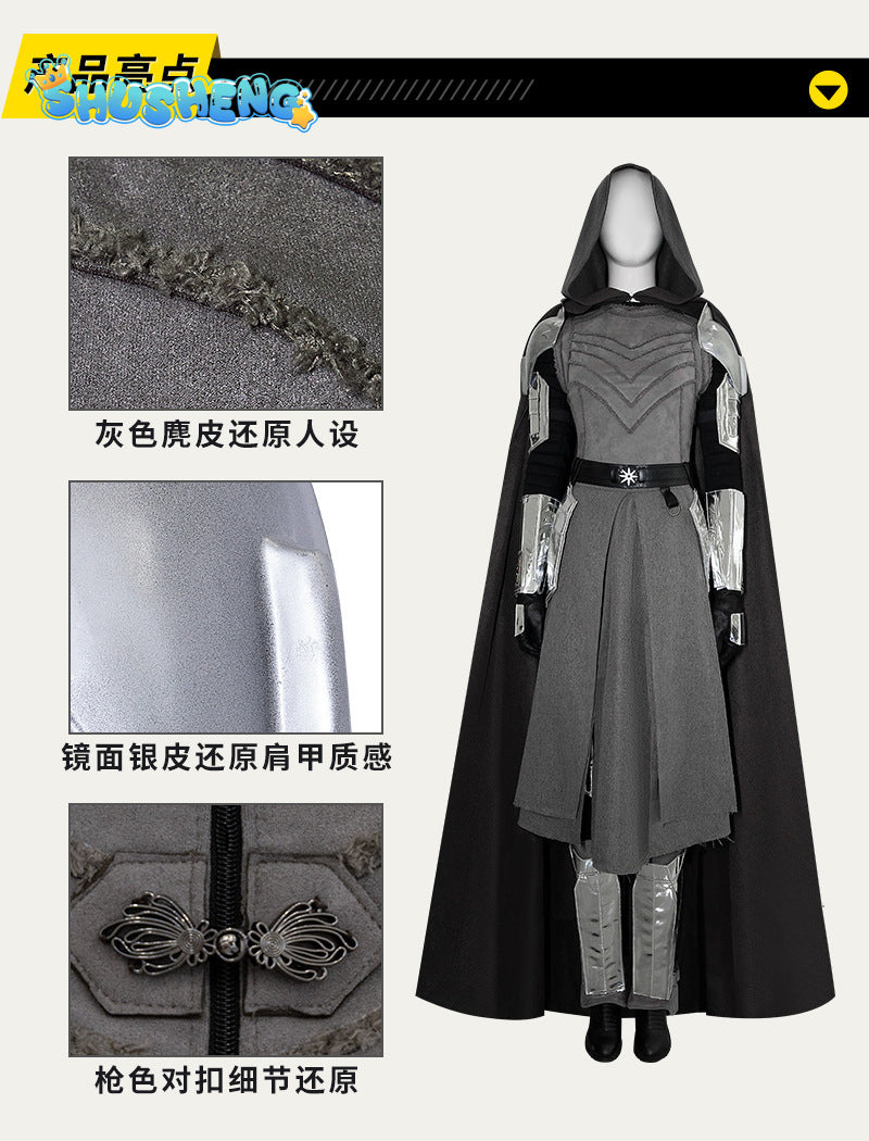 2023 TV Asoka Cosplay Fantasy Shin Cos Hati Costume Dress Female Superhero Disguise Adult Women Outfits Halloween Roleplay