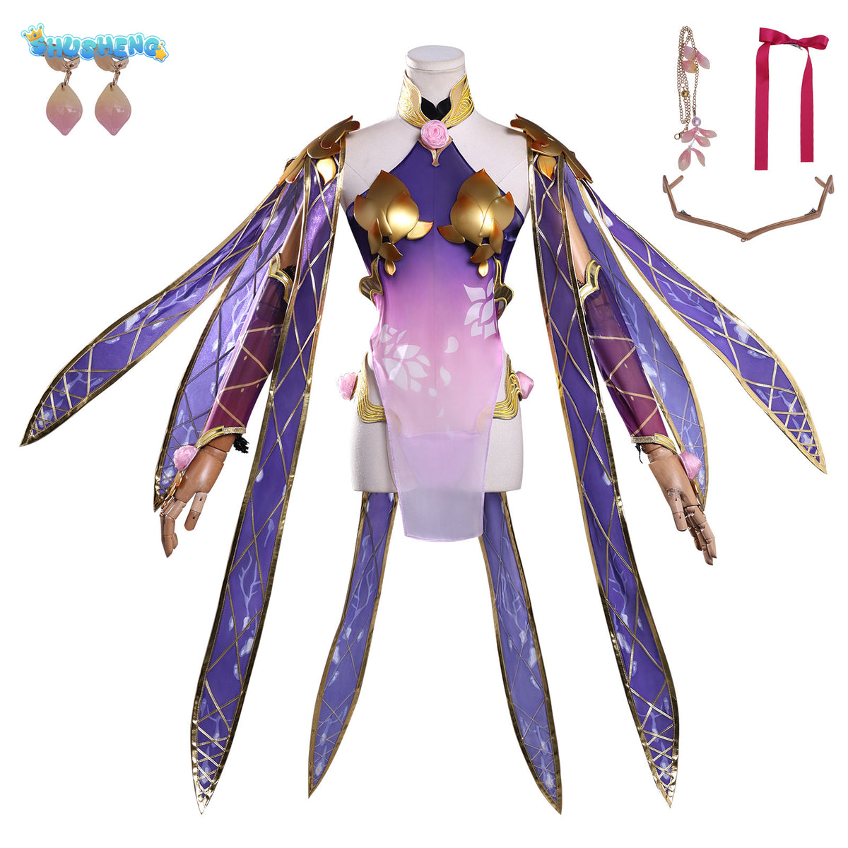 Fate/Grand Order Game Kama Cosplay With White Wig The Eros In Legend The 5-star Follower Rank Assassin Cosplay Costume Full Suit