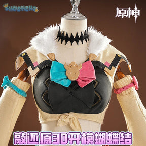 Genshin Impact Varesa Cosplay Costume Belt dress mask tail props accessories uniform Halloween party sweet Woman New Varesa set