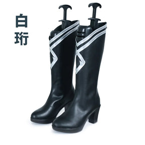 Honkai: Star Rail Baiheng Cosplay Shoes Game Natlan Halloween Party for Women Shusheng